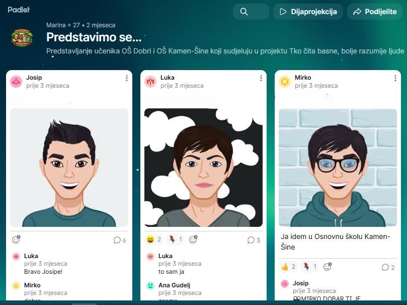 Upoznajmo se kroz Padlet – prvi korak prema zajedništvu