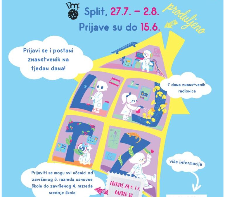 Ljetna tvornica znanosti – prijave